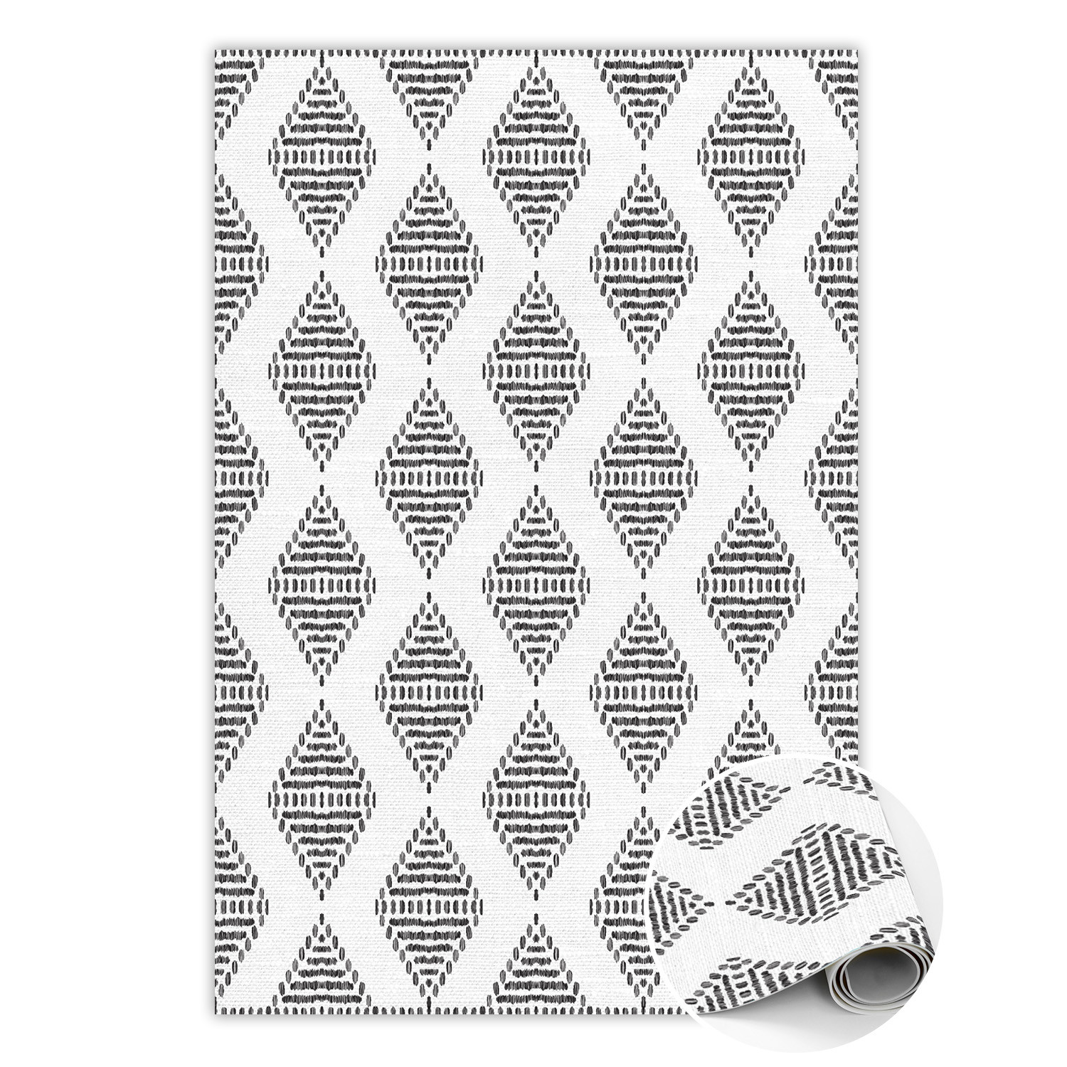 Modny winylowy dywan Geometryczne romby 60 x 90 cm