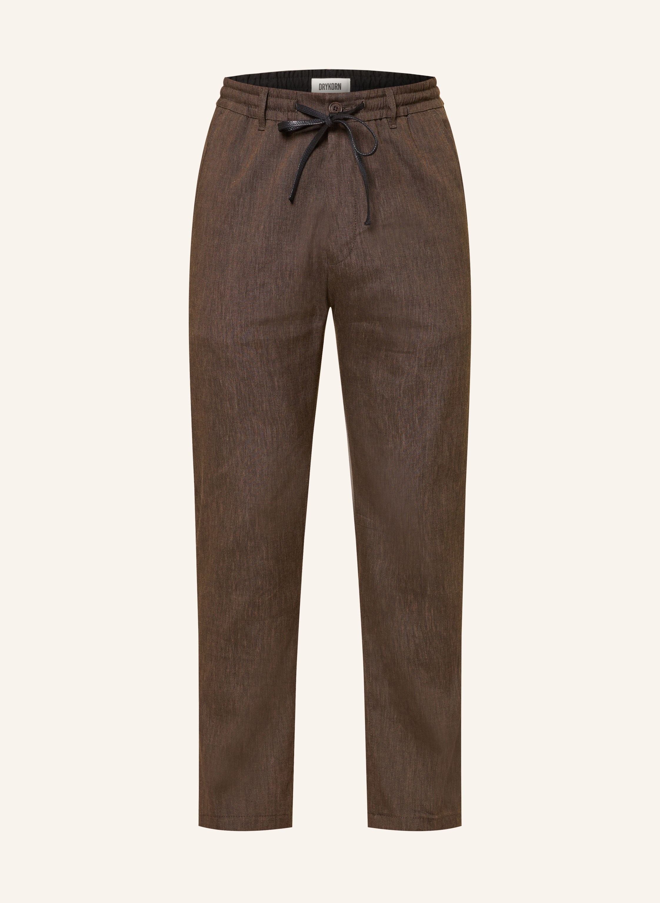 DRYKORN Hose DEGER im Jogging-Stil Regular Fit mit Leinen