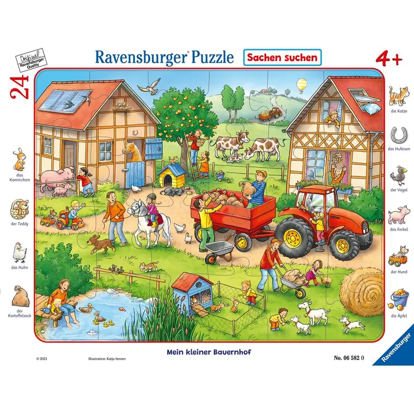 Puzzle 24-teilig Mein kleiner Bauernhof