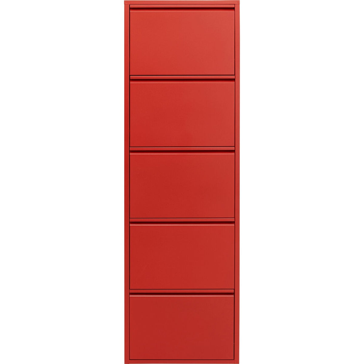 Kare Design Schoenenkast Caruso rood 5 laden