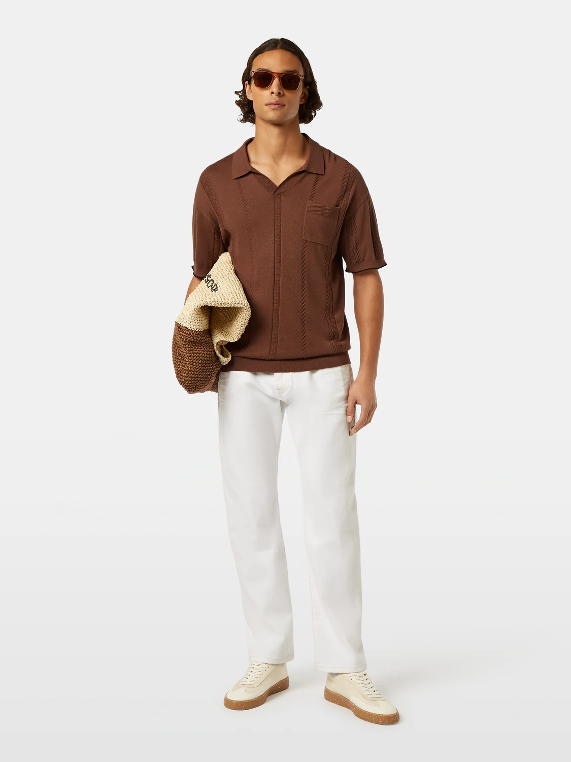 Relaxed-Fit Knit Polo