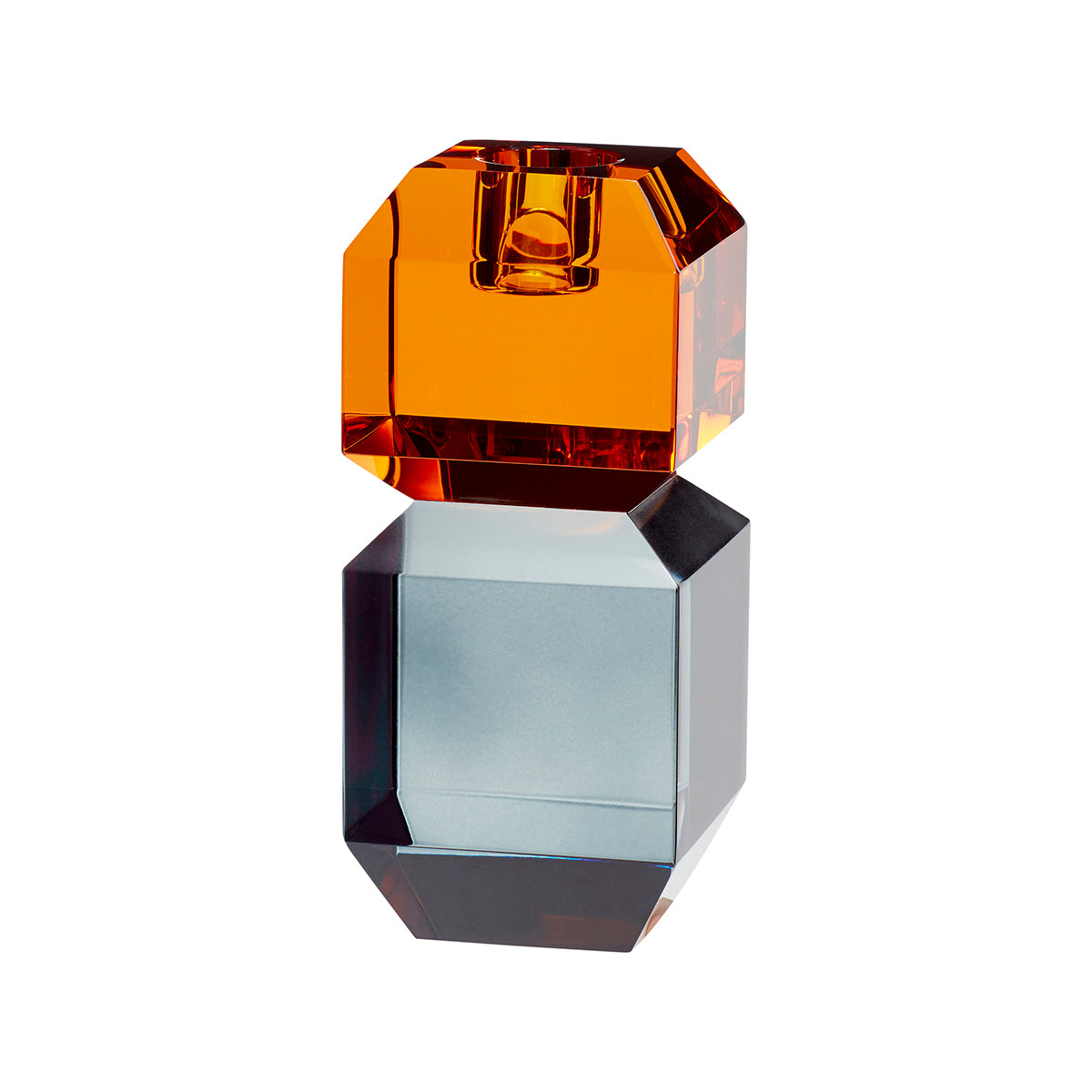 Hübsch kandelaar Gem - kristal - 6x6xh14cm
