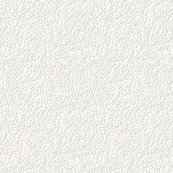 Papier peint vinyle intissé à peindre effet gauffré blanc L.1000 x l.52cm Laura Ashley Little vines