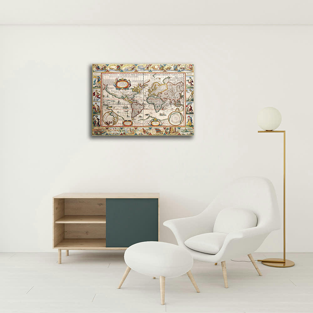 - Tableau cartographie ancienne carte No. 31 40x50cm