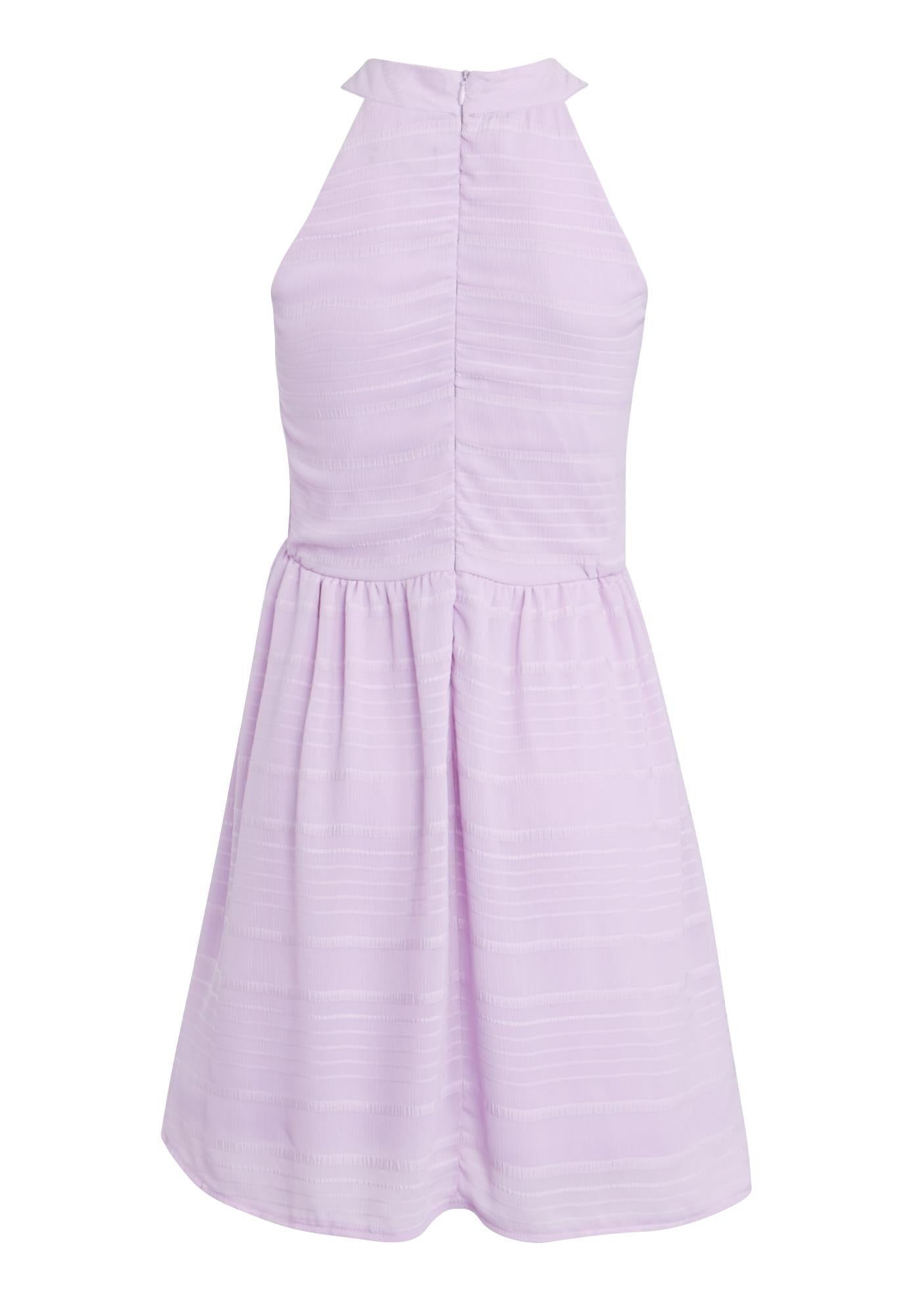 Cutie London Cutie Halter Neck Textured Dress