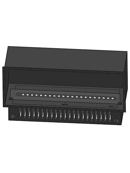 Cheminée à vapeur d'eau LED multicolore INVAPO INSIDE 120 cm