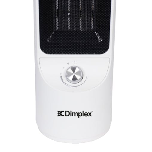 Dimplex 2kW Tall Ceramic Heater w/ Manual Controls | White / Black DHCERA20M