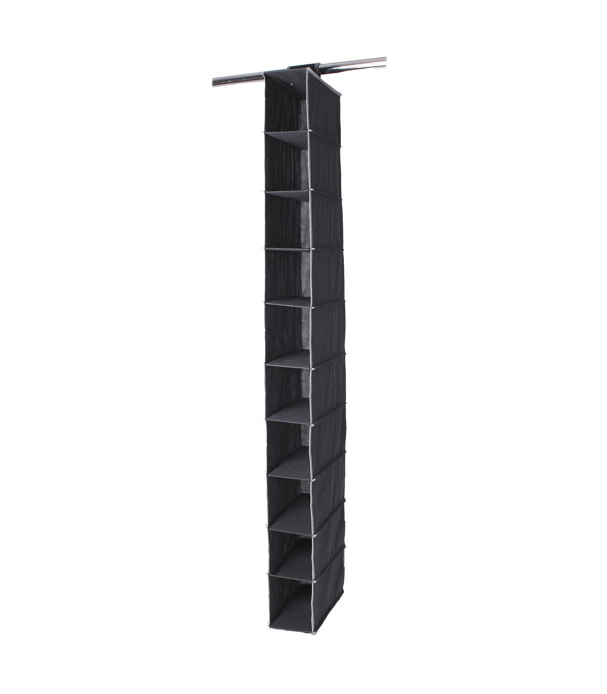 - Rack chaussures en intissé 10 cases - Gris
