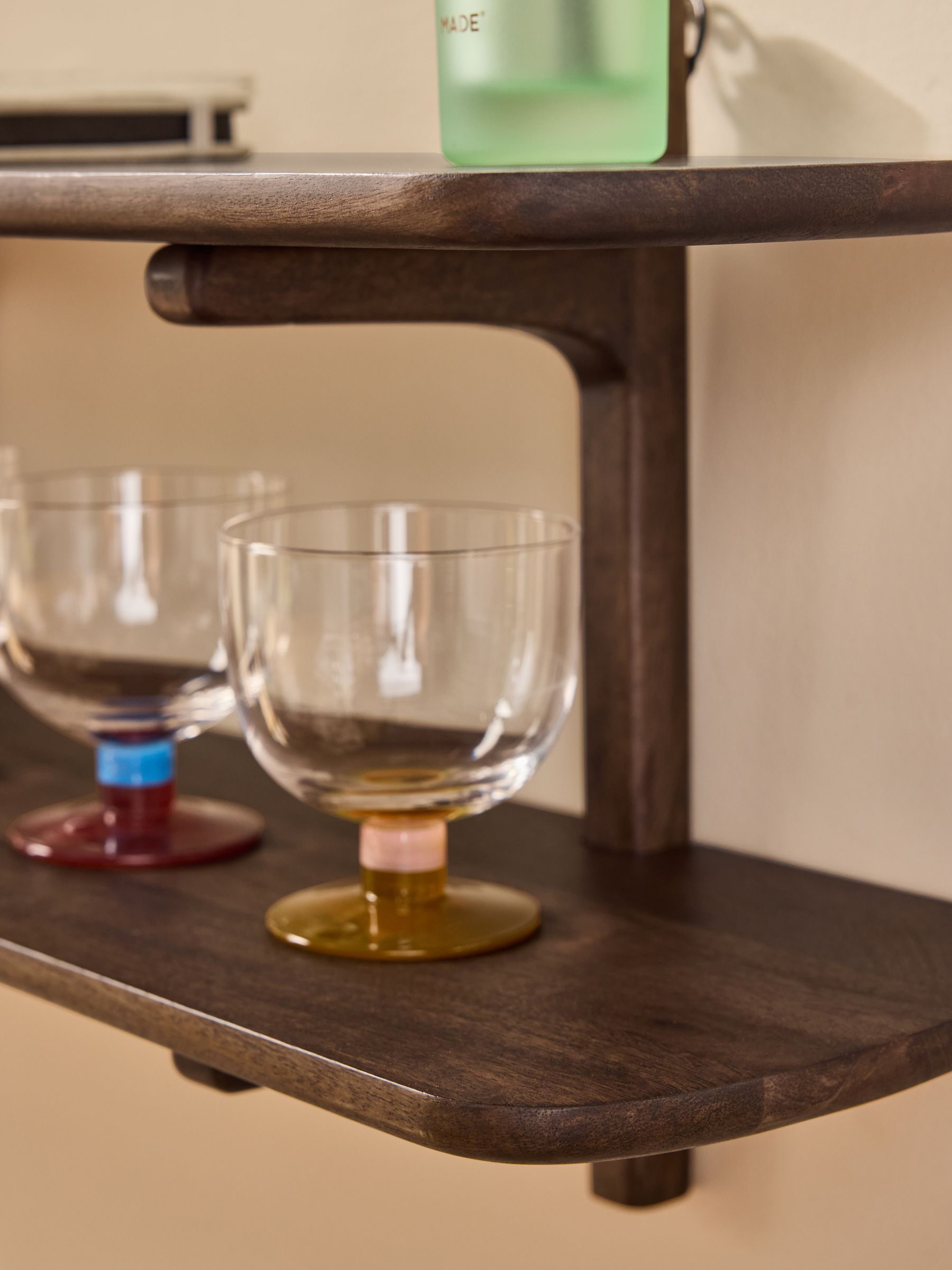 Maggie Two Tier Shelf in Wood