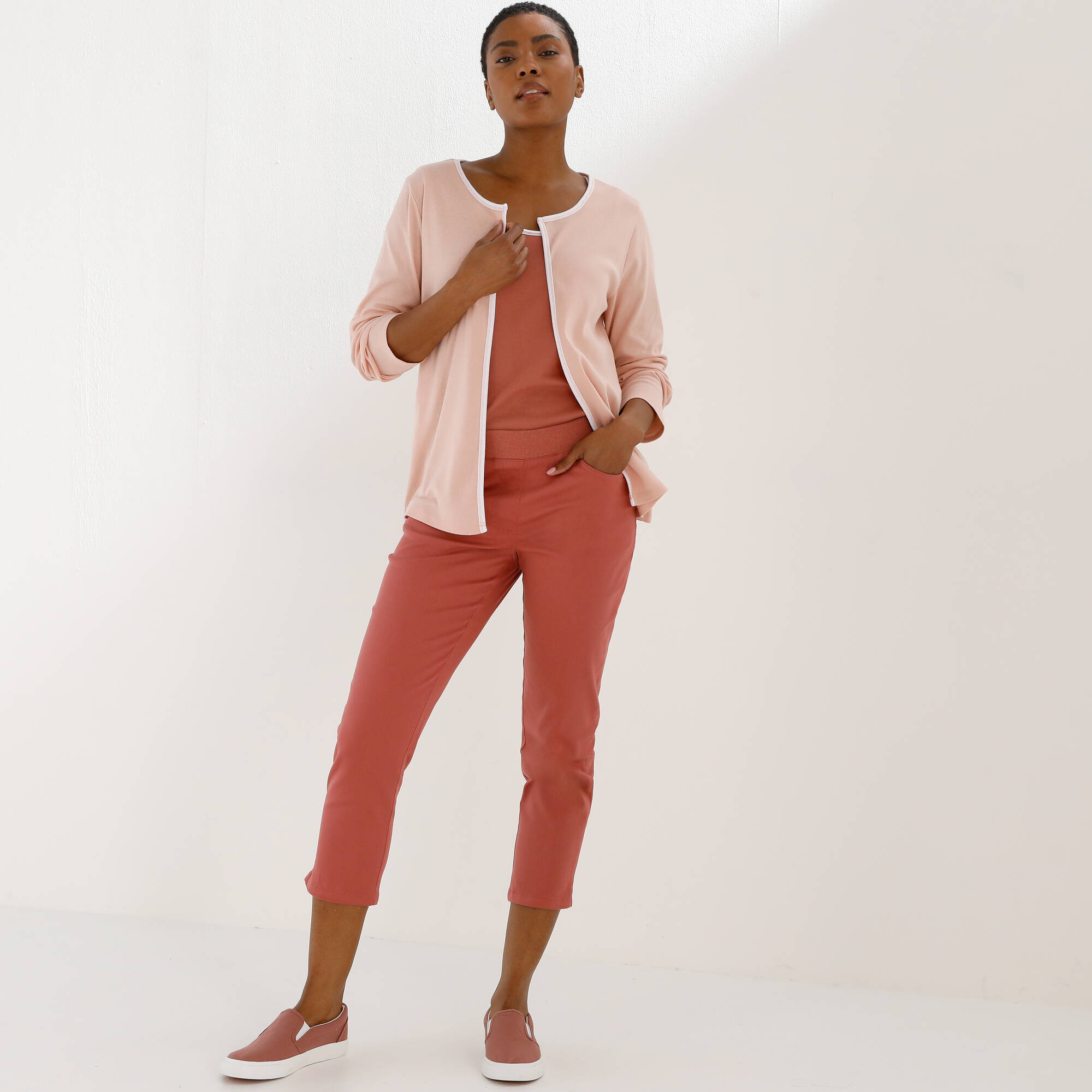 Gilet bicolore sans boutons