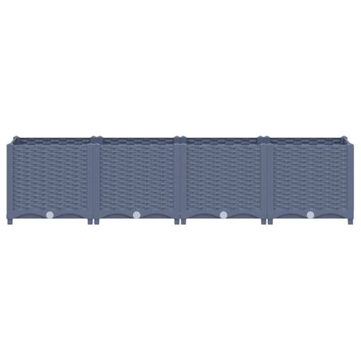 NNEVL Raised Bed 160x40x38 cm Polypropylene
