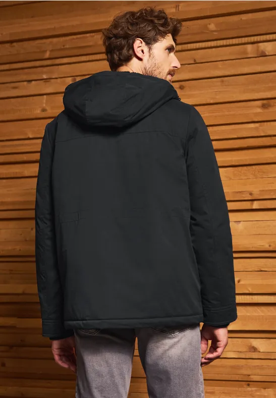 Gefütterte Kapuzenjacke