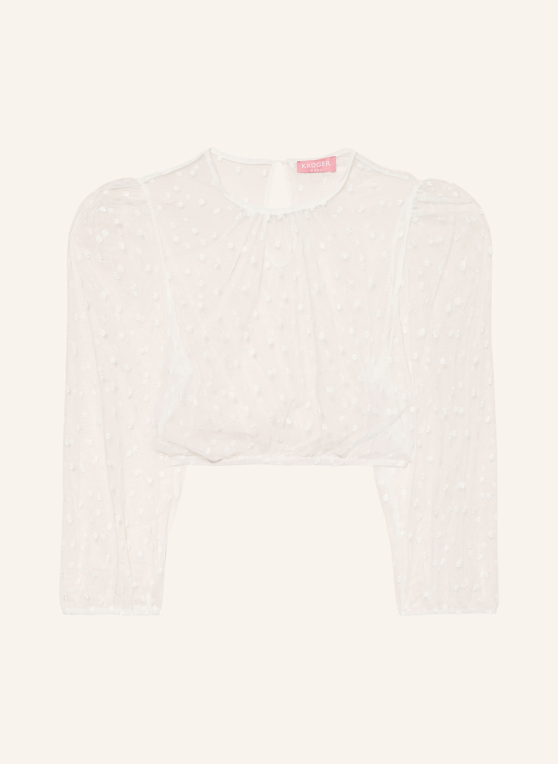 KRÜGER Dirndlbluse METTE aus Mesh mit 3/4-Arm