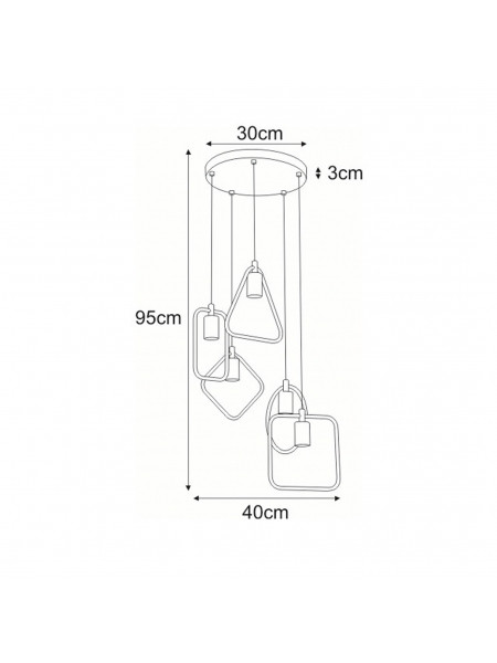 Lampa wisząca GEO K-3931