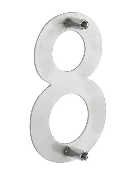 Chiffre 8 à visser, inox, H.100mm - THIRARD
