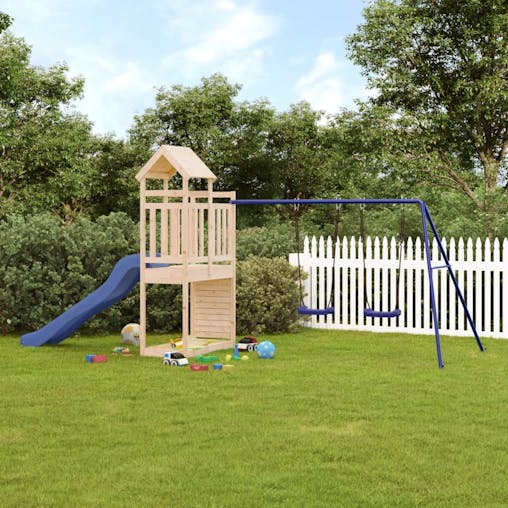 NNEVL Outdoor Playset Solid Wood Pine
