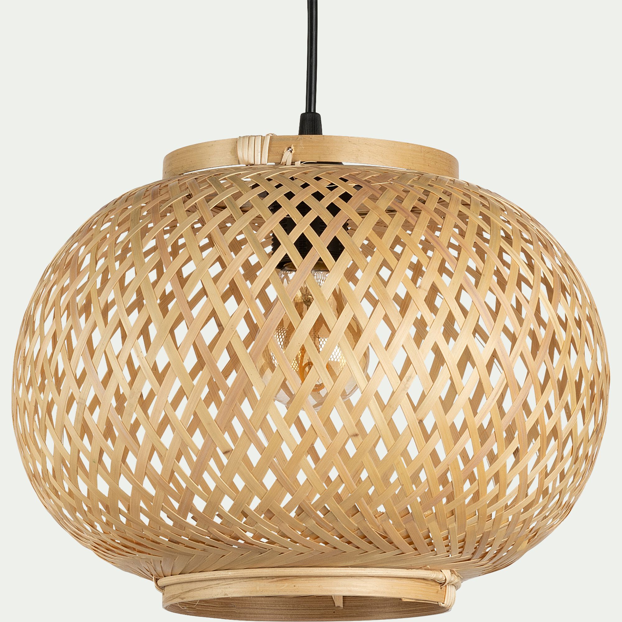TOUCAS - Suspension non électrifiée en bambou - D30cm