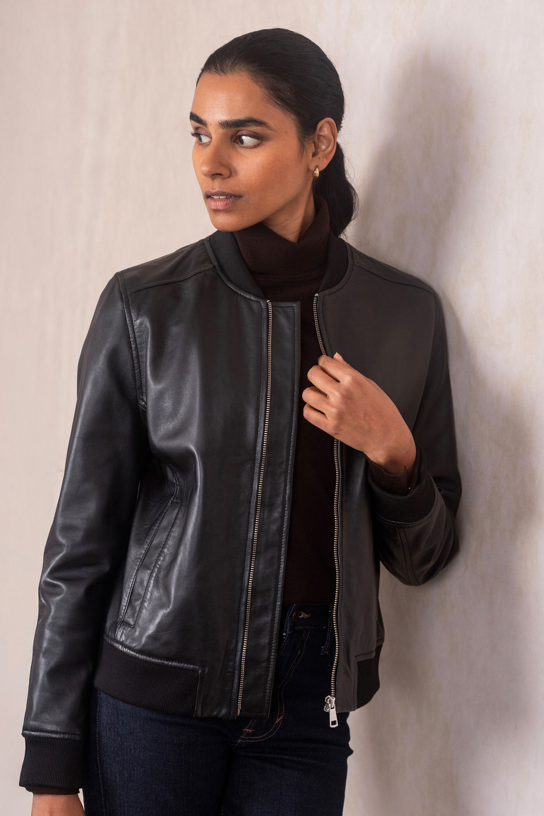 Lakeland Leather Braithwaite' Leather Bomber Jacket