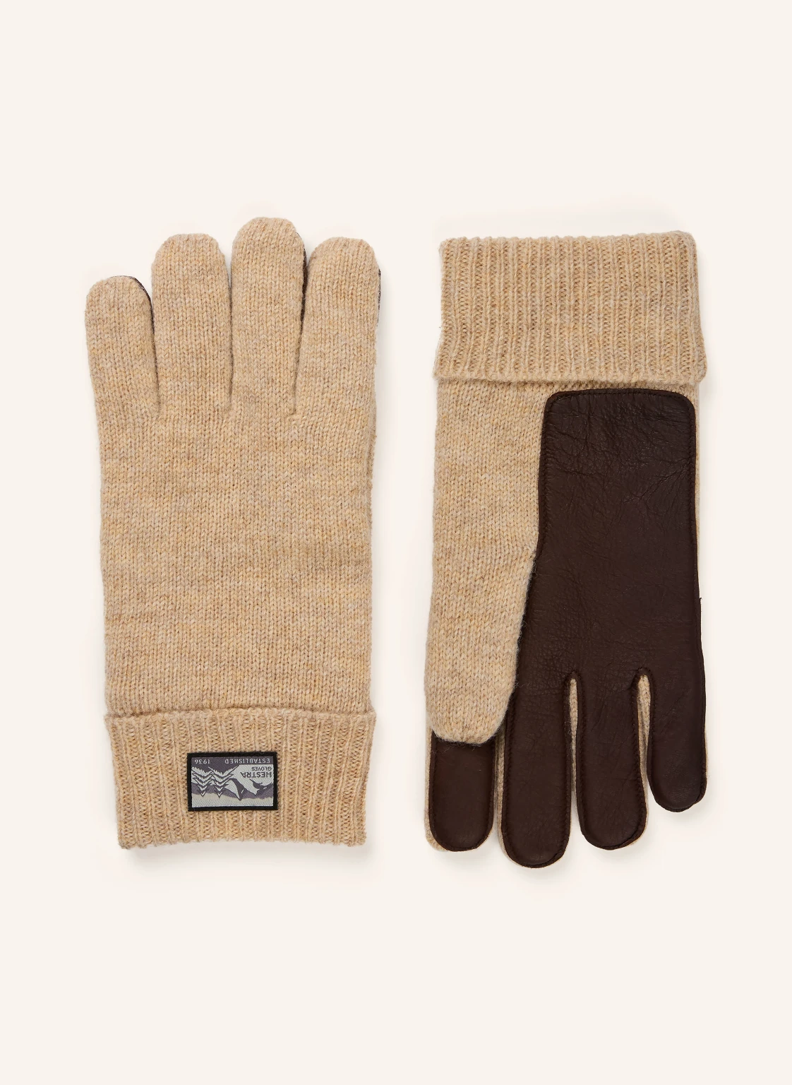 HESTRA Handschuhe RAGGWOOL DEER im Materialmix