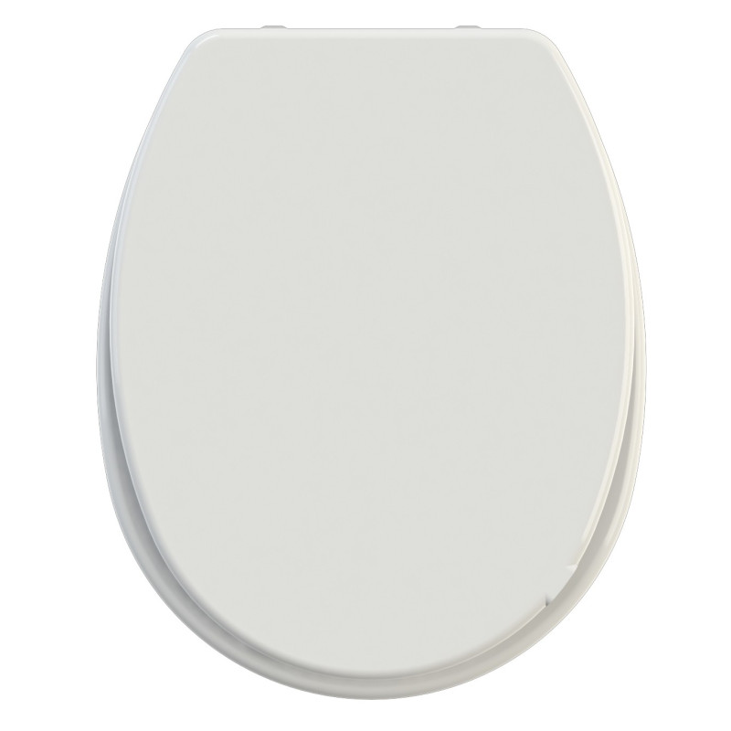 Abattant de toilette Eco   en thermoplastique blanc ALLIBERT