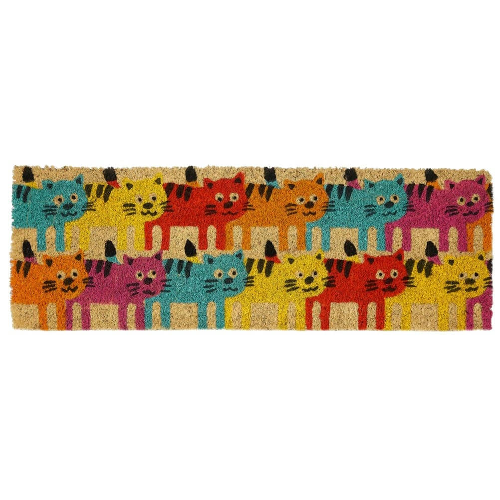 COLORCATS - Essuie-pieds coco 75x25cm