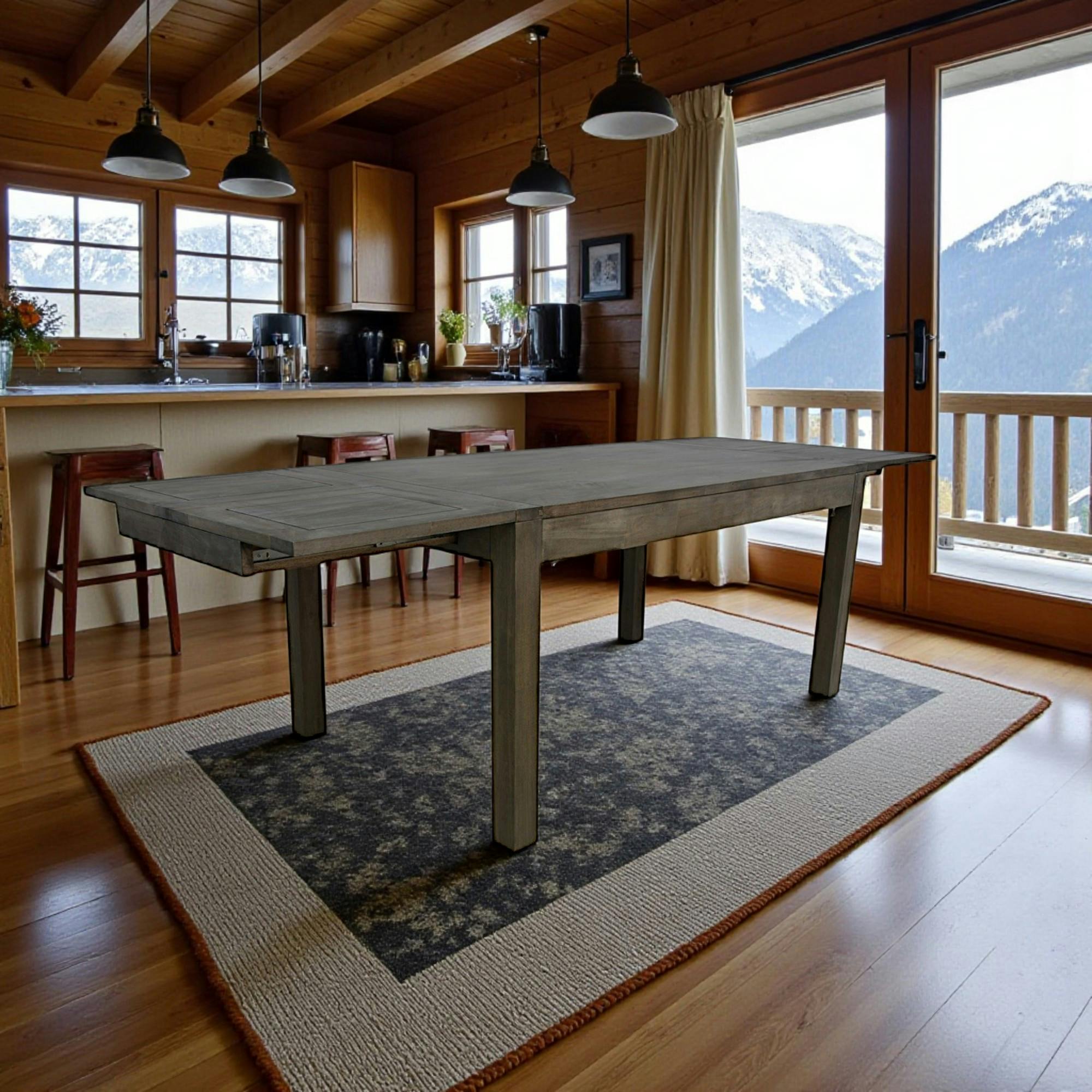 Table à manger extensible bois massif 150-250 OLGA