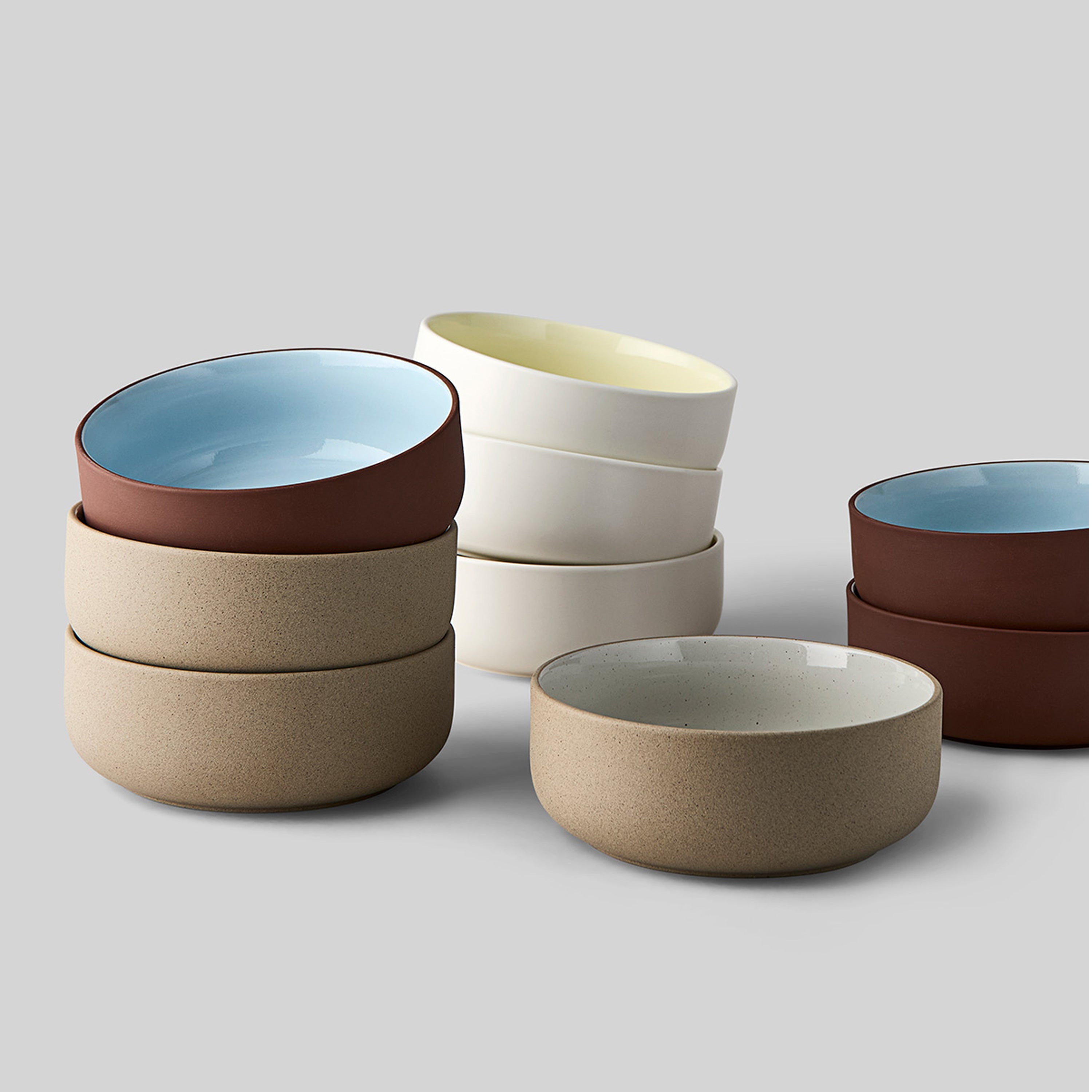 Studio About Clayware Diep Bord - Set van 2 - Terracotta