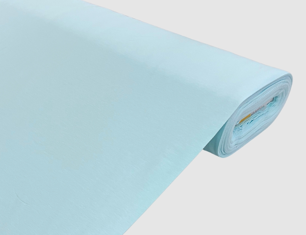 Jerseystoff Uni Hellblau