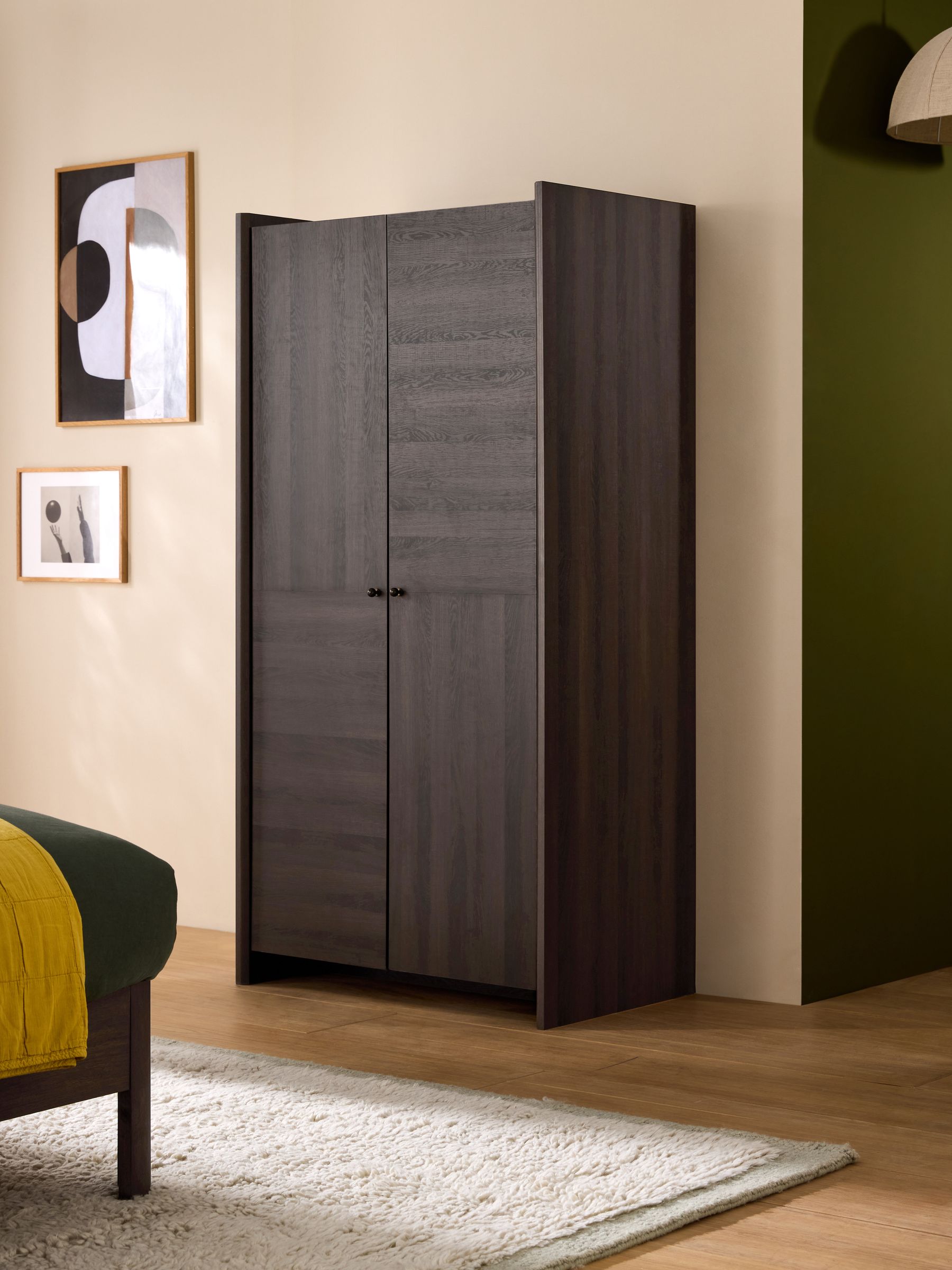 Macauley Wardrobe in Dark Brown