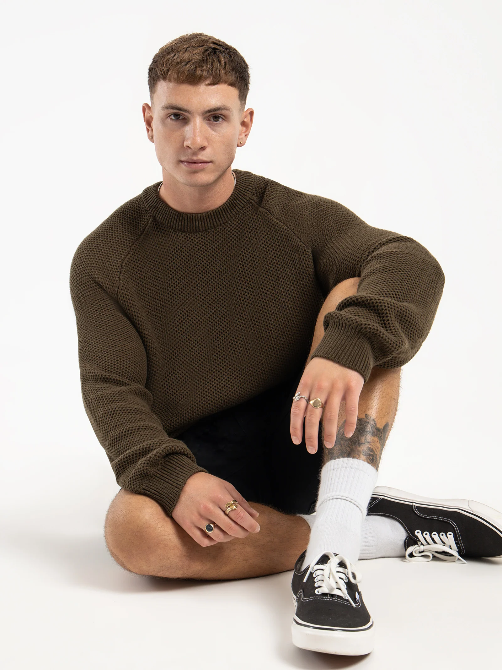 Dorian Raglan Knit Sweater