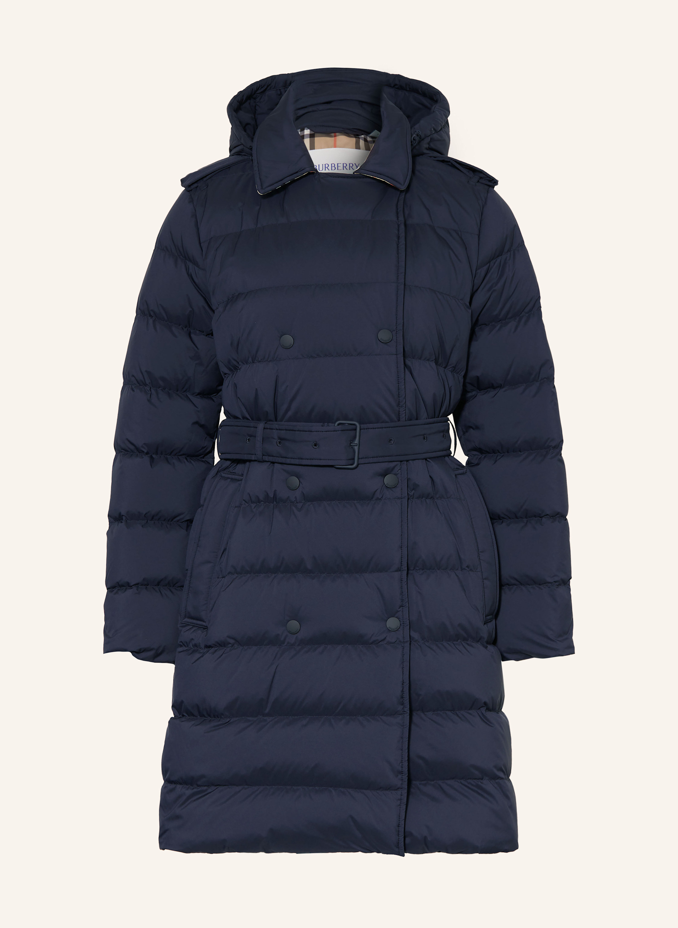 BURBERRY Daunenmantel mit abnehmbarer Kapuze