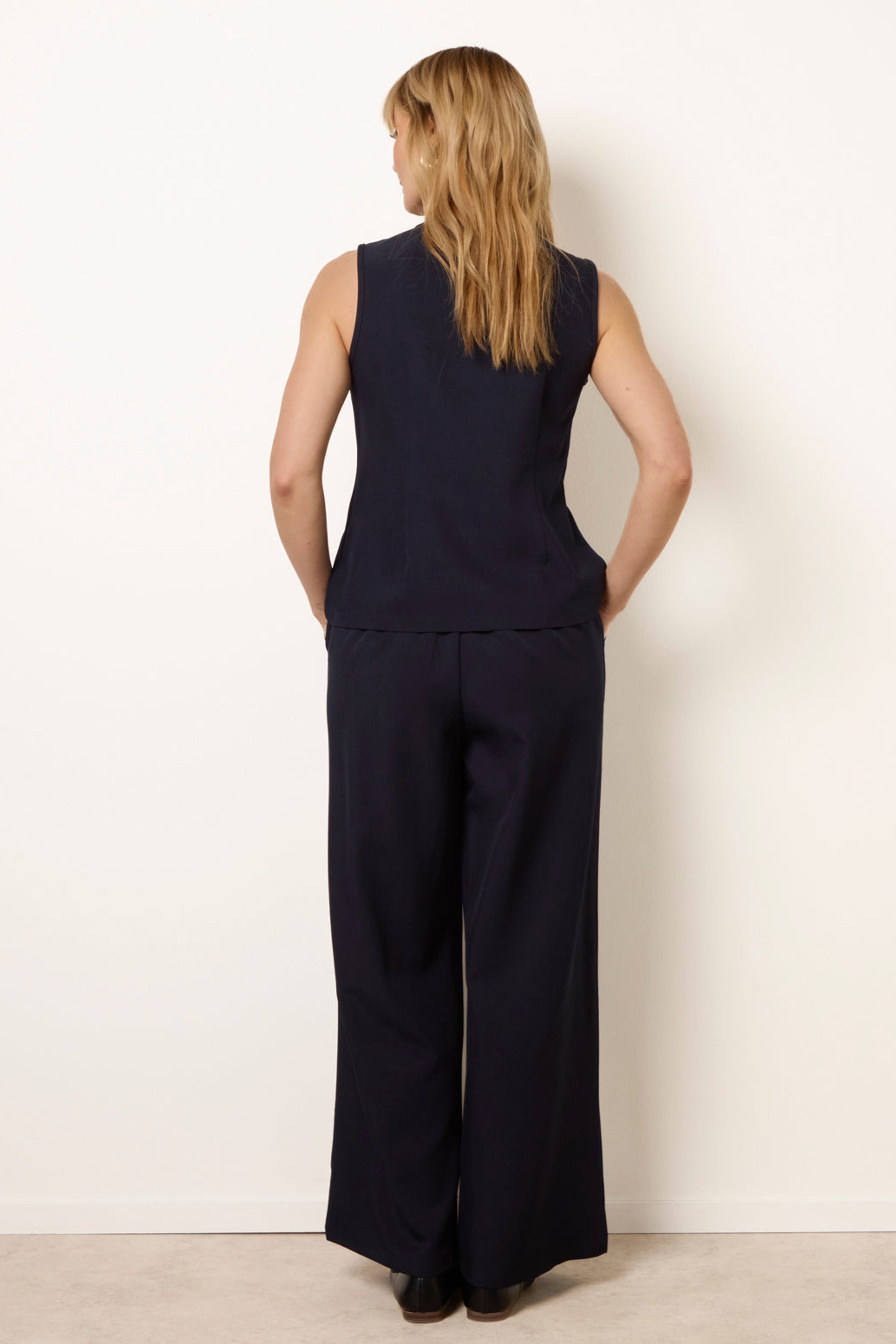 Blue Vanilla Navy Tailored Two-Piece Co-Ord Set