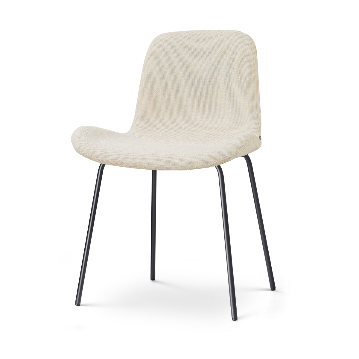 Nolon Nora-Fé Eetkamerstoel Cottonbeige - Zwart Onderstel