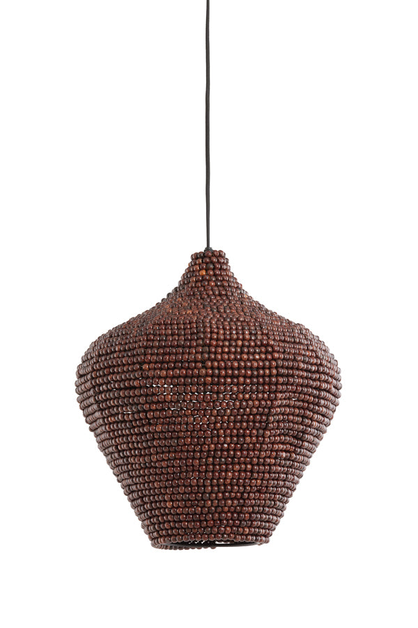 Light & Living hanglamp KALENGA - bruin - Ø36x41cm