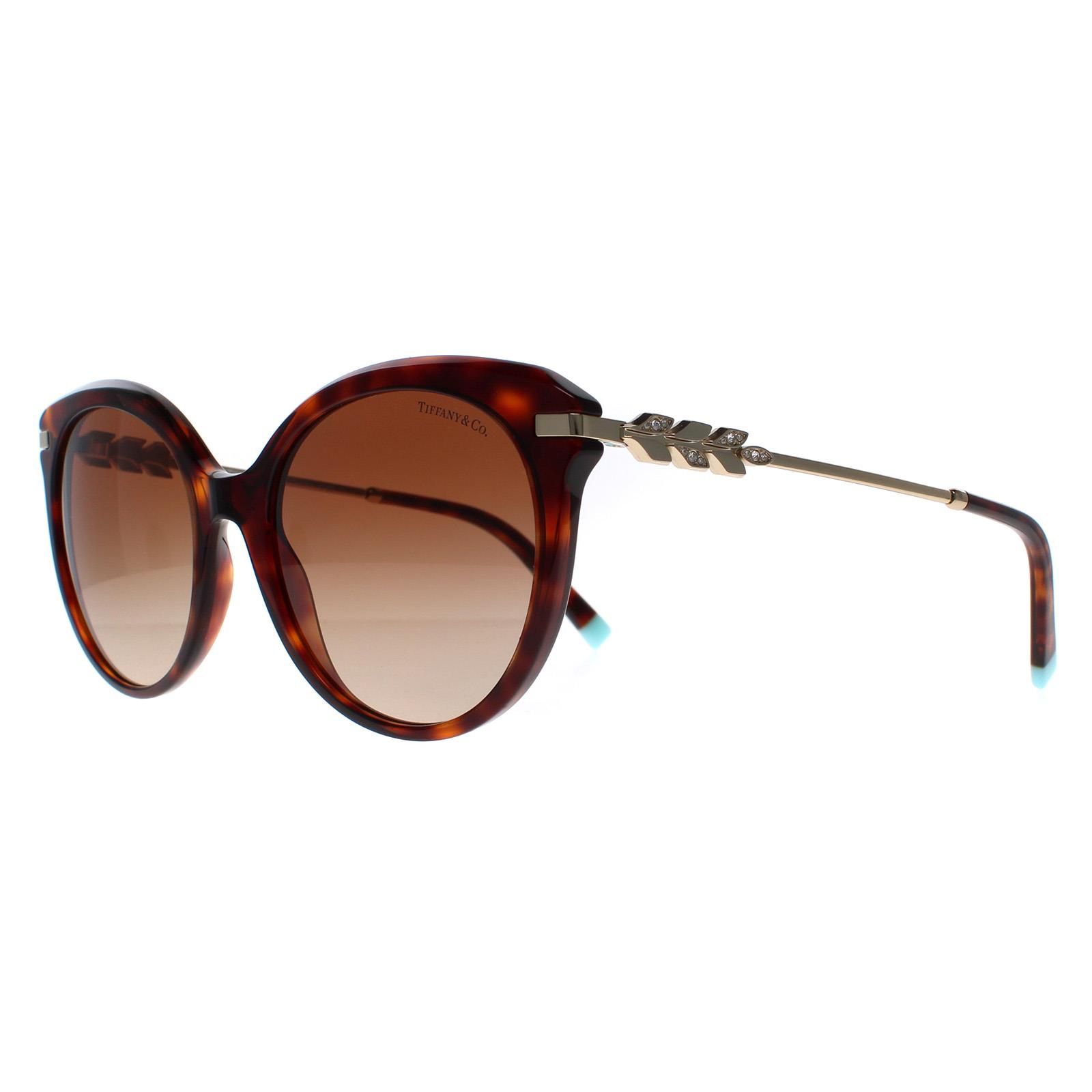 Tiffany Cat Eye Havana Brown Gradient TF4189
