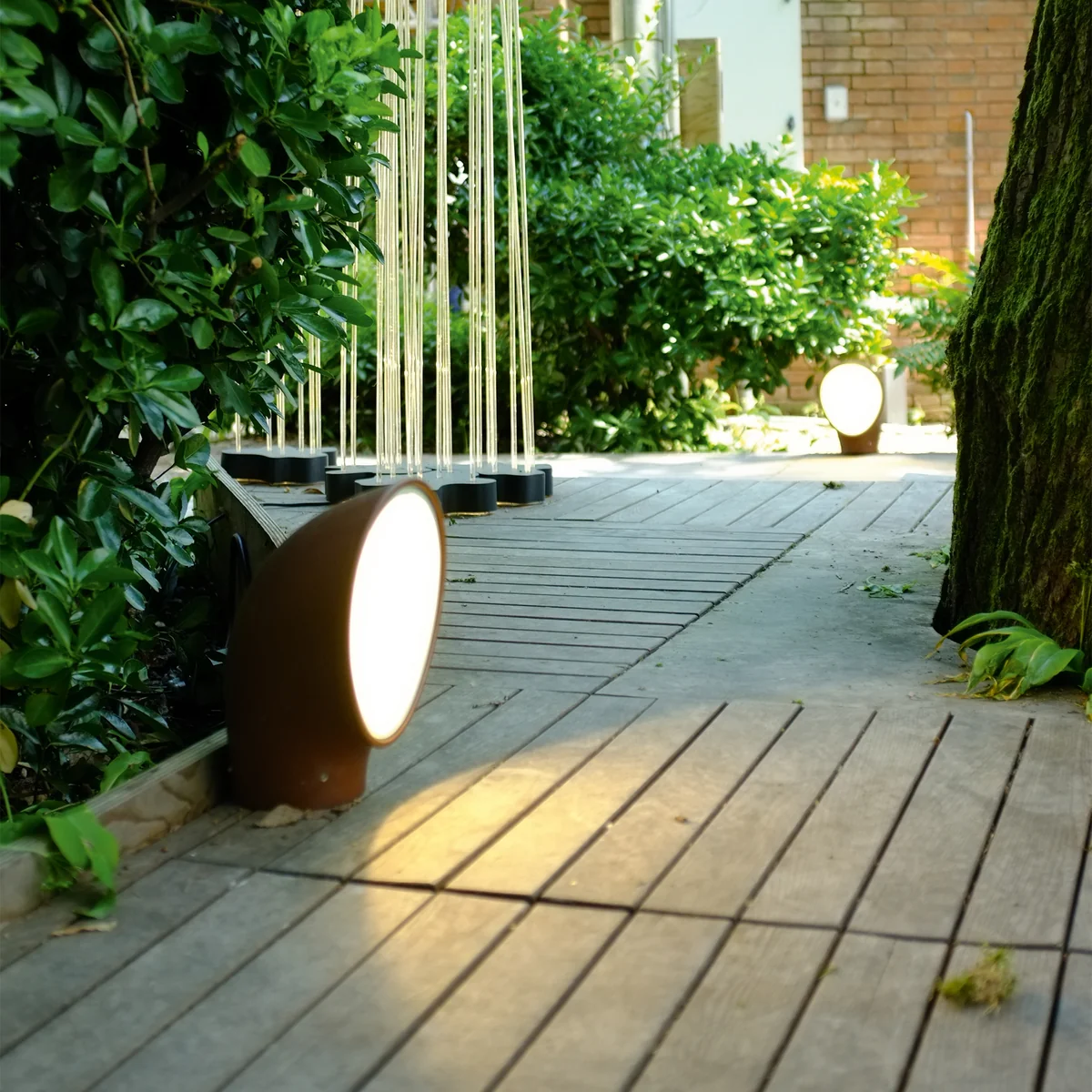 Artemide - Piroscafo Outdoor LED-Stehleuchte, rost