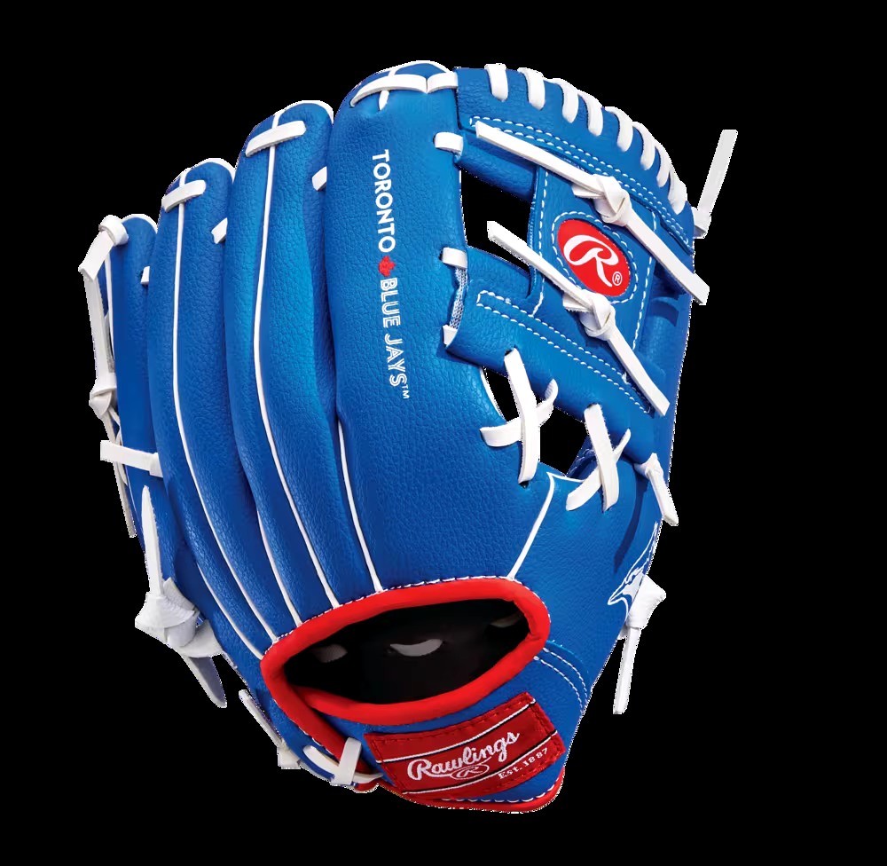 Rawlings Toronto Blue Jays Baseball Fielding Glove, Regular, 10-in