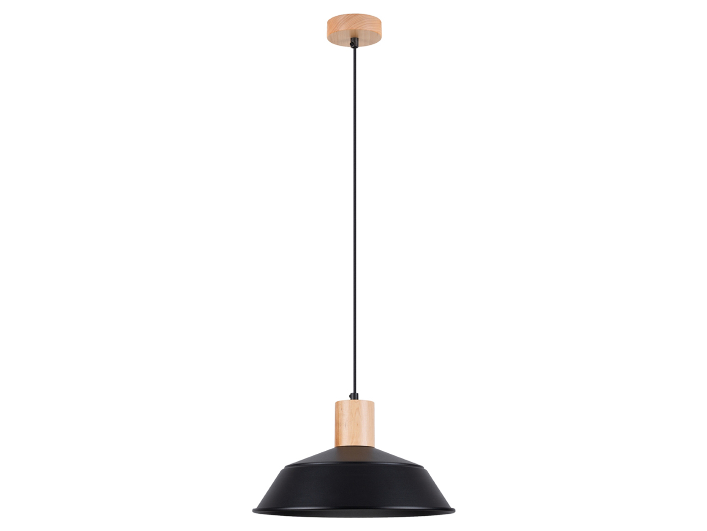 Lampa wisząca Fano stalowa czarna