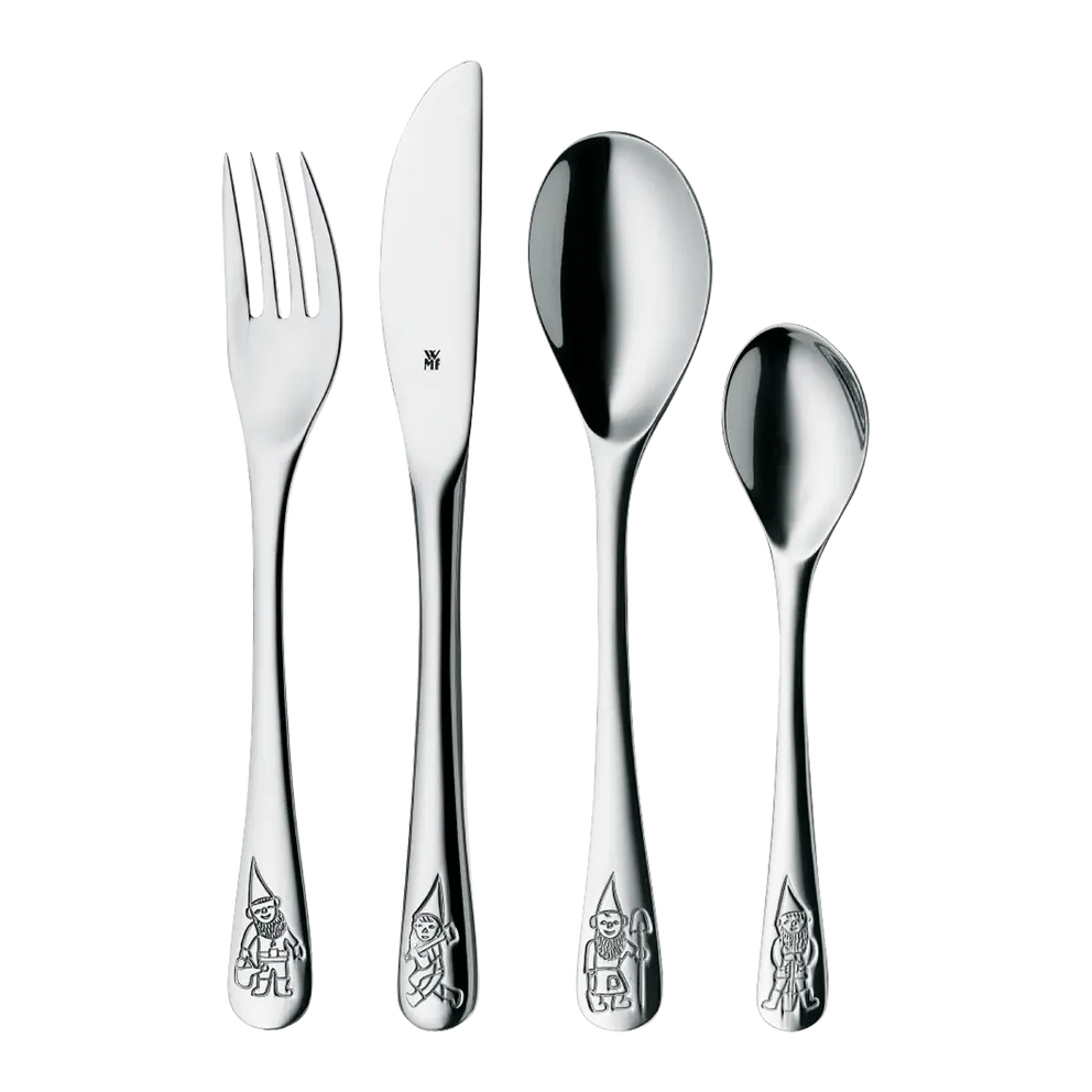 Kinderbesteck-Set 4-teilig Zwerge