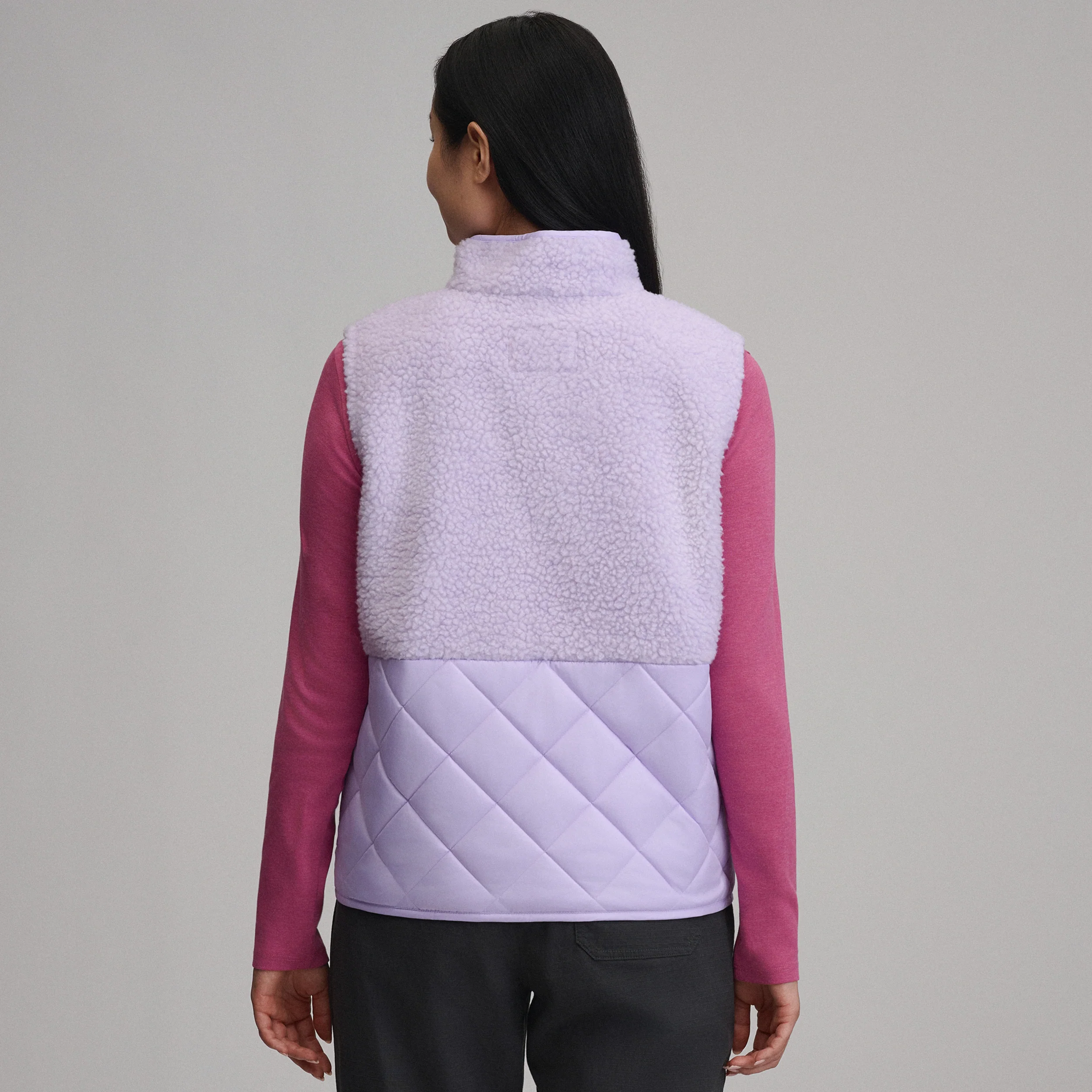 Women's Wander Mixed Media Fleece Vest