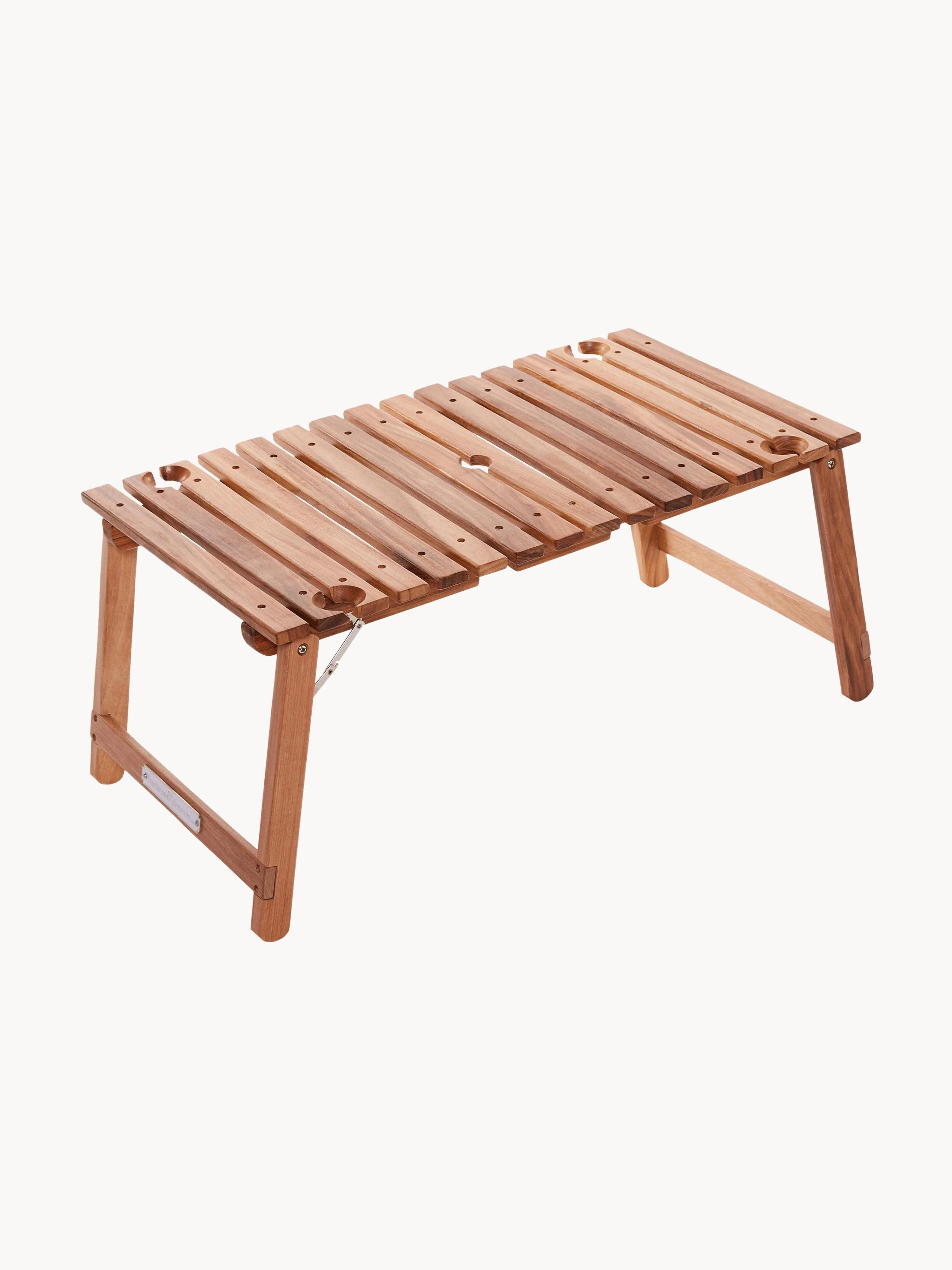 Klappbarer Gartentisch Paknik aus Teakholz