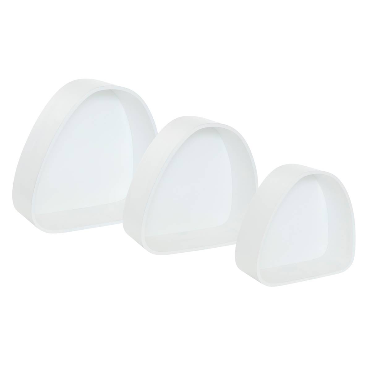 Wall shelf "Sien" To hang, White, 37x14.5 cm