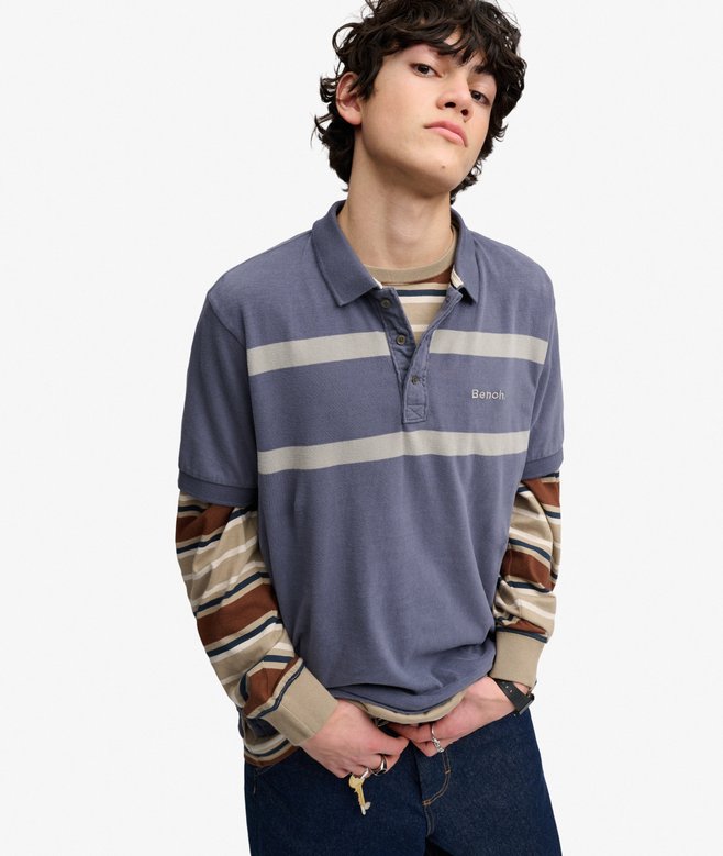 Bench Supersoft Logo Polo Shirt