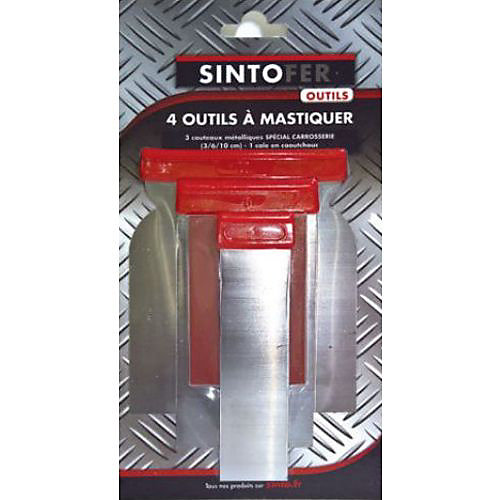 Outils à mastiquer SINTOFER 4 pièces - SINTO - 75005