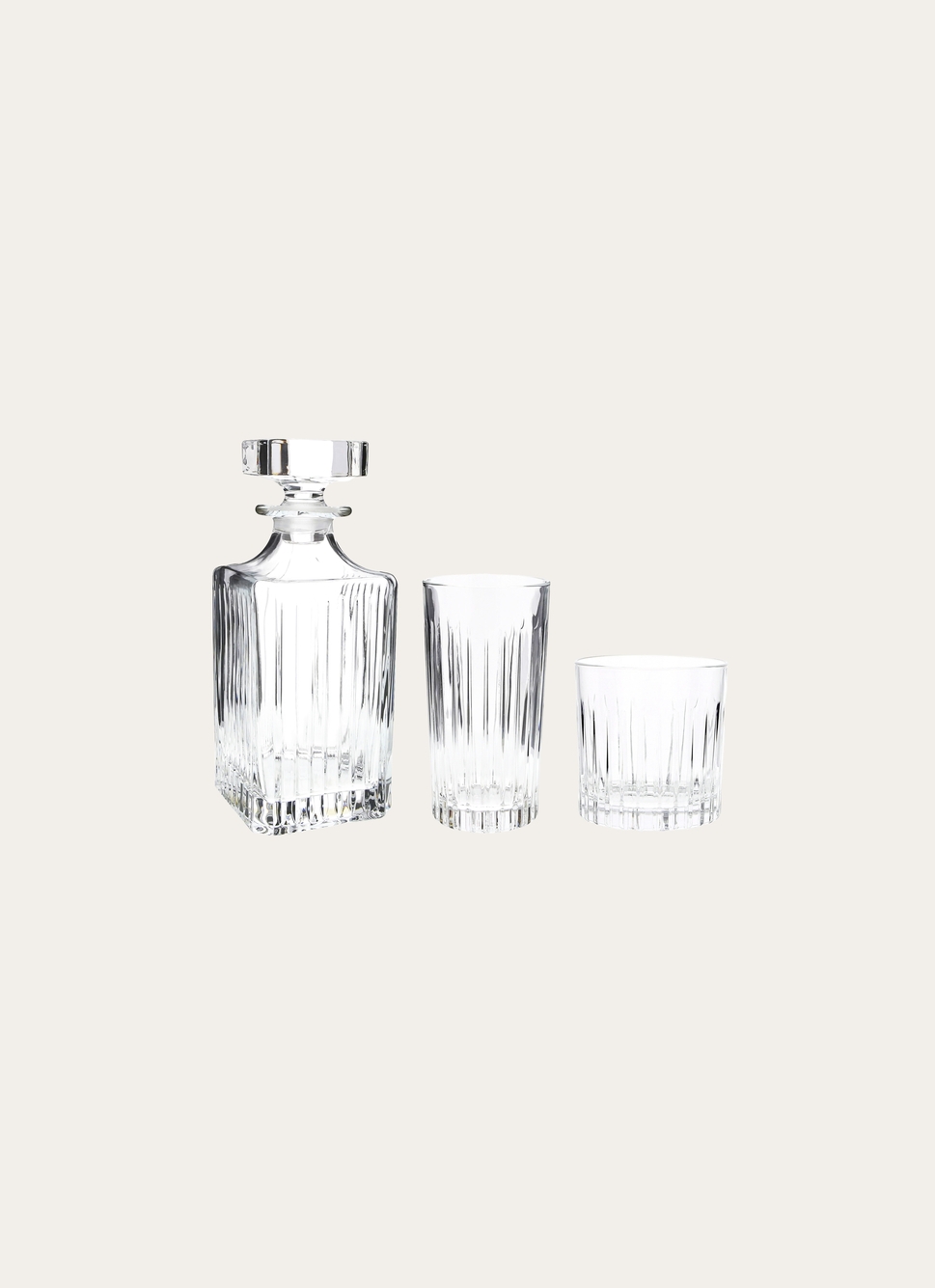 VERRE A WHISKY HAUT TRANSPARENT
