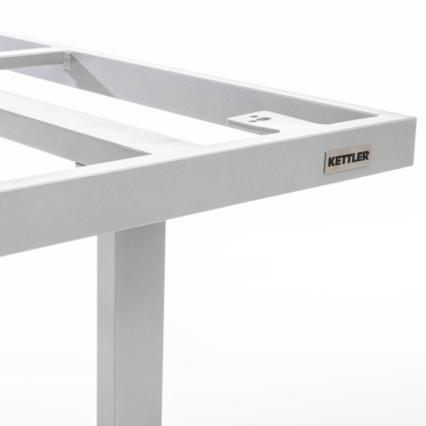 Stelaż stołu Ego Modular Dining 160 x 95 x 68 cm srebrny
