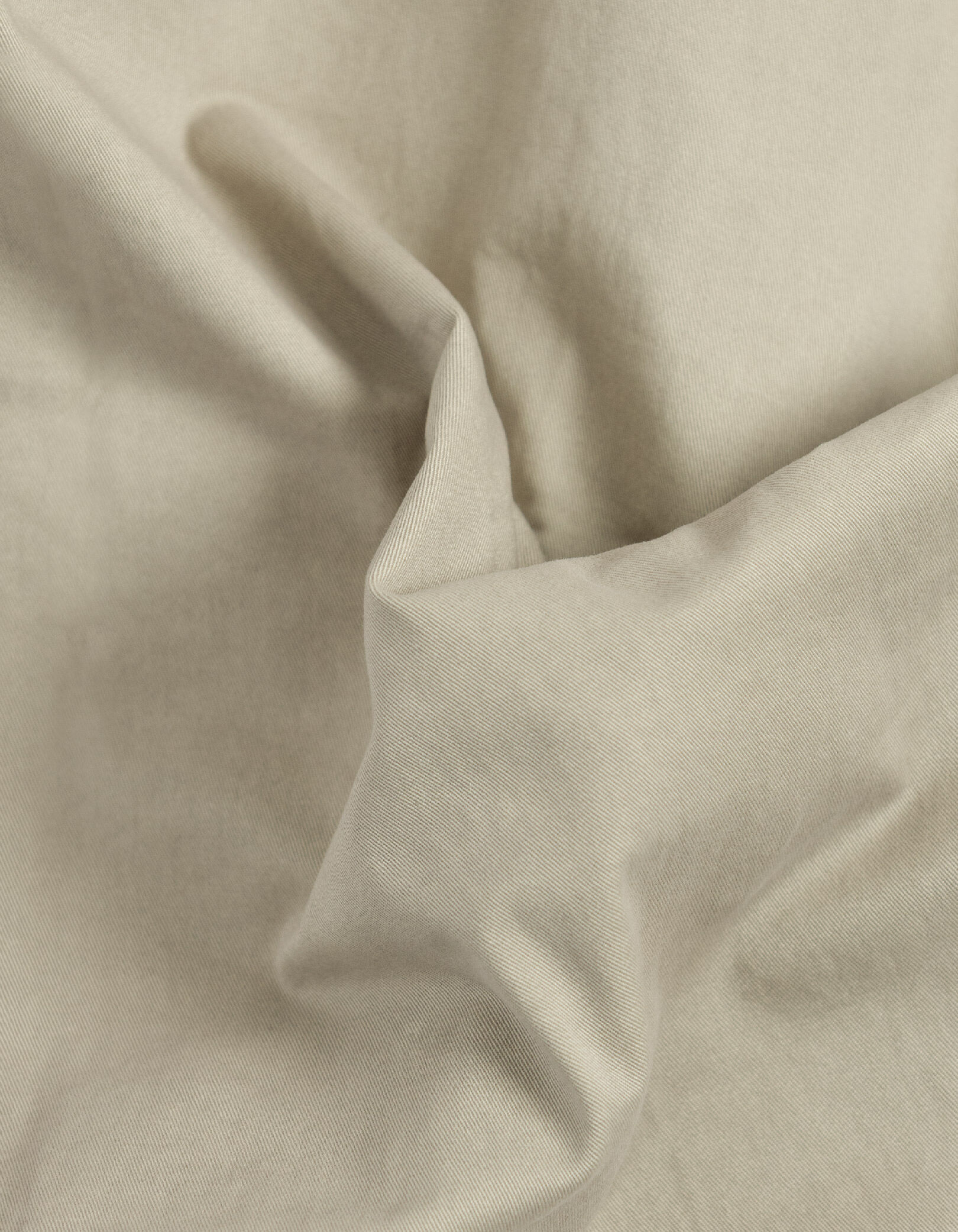 Chemise oversize beige col bijou brodé Femme