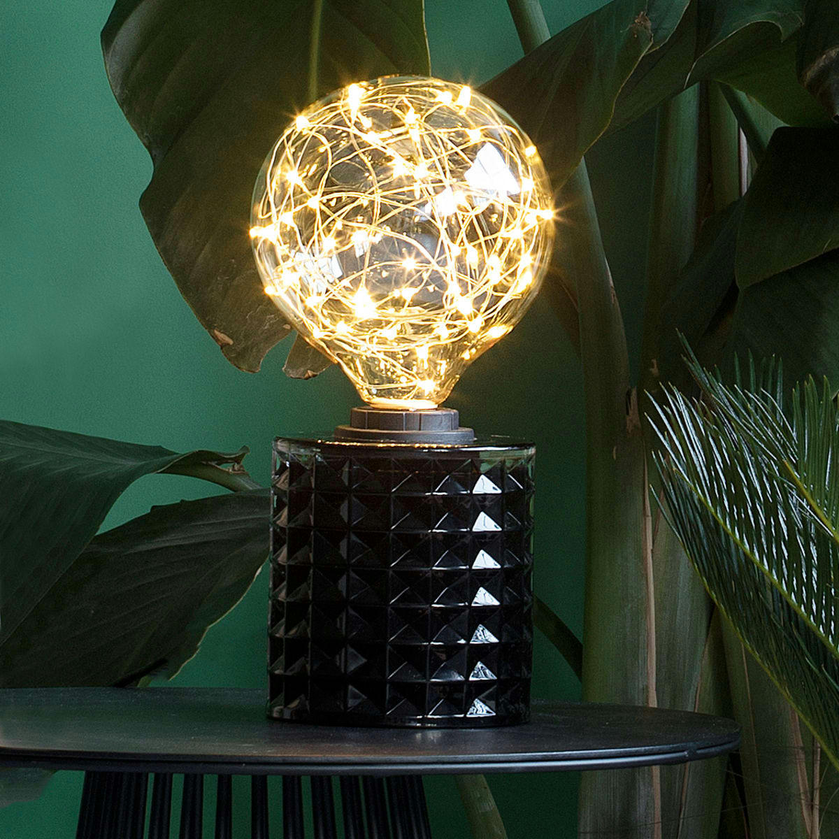 STARS - Ampoule filament décorative en verre ambre