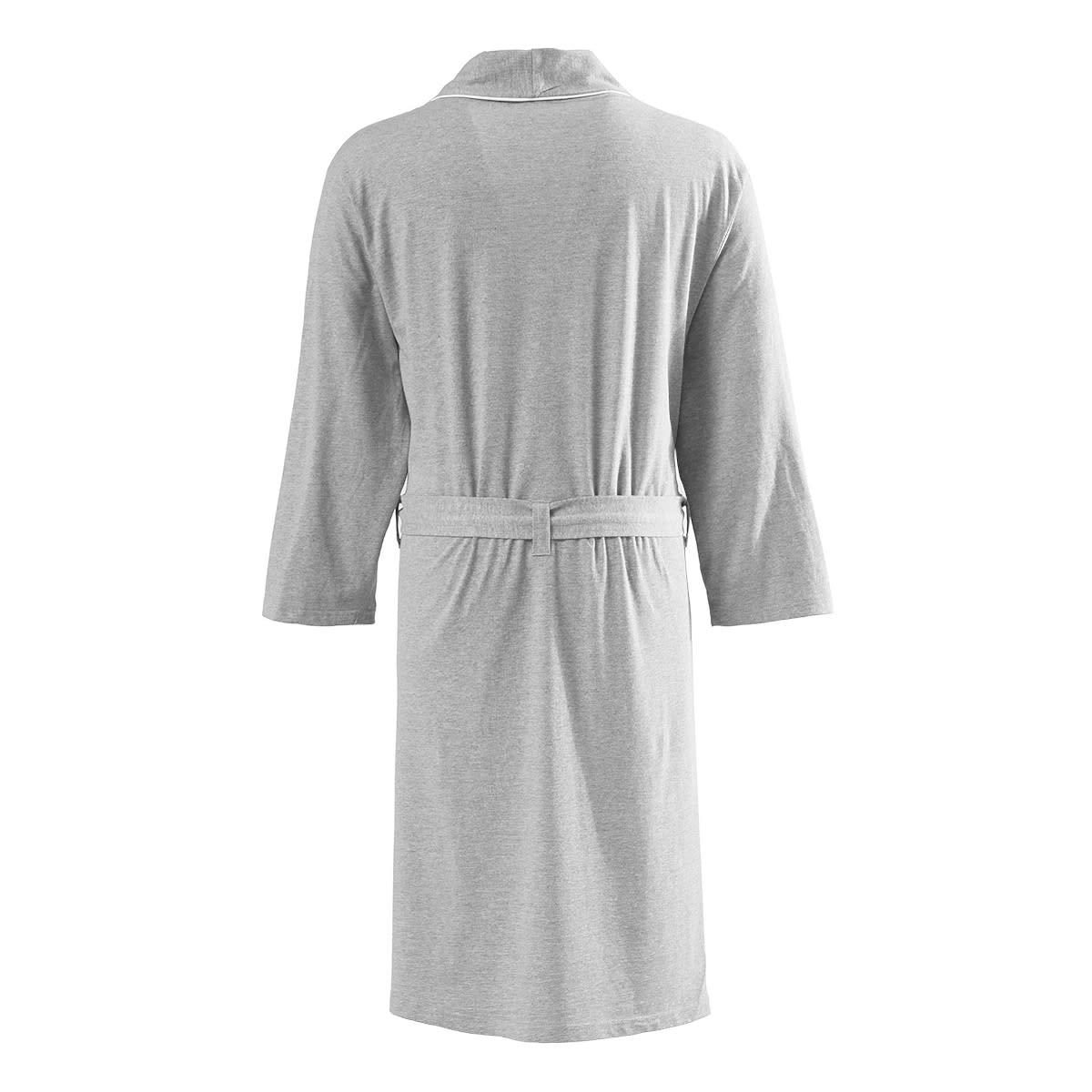 SASHA - Robe de chambre chambray homme  gris perle M