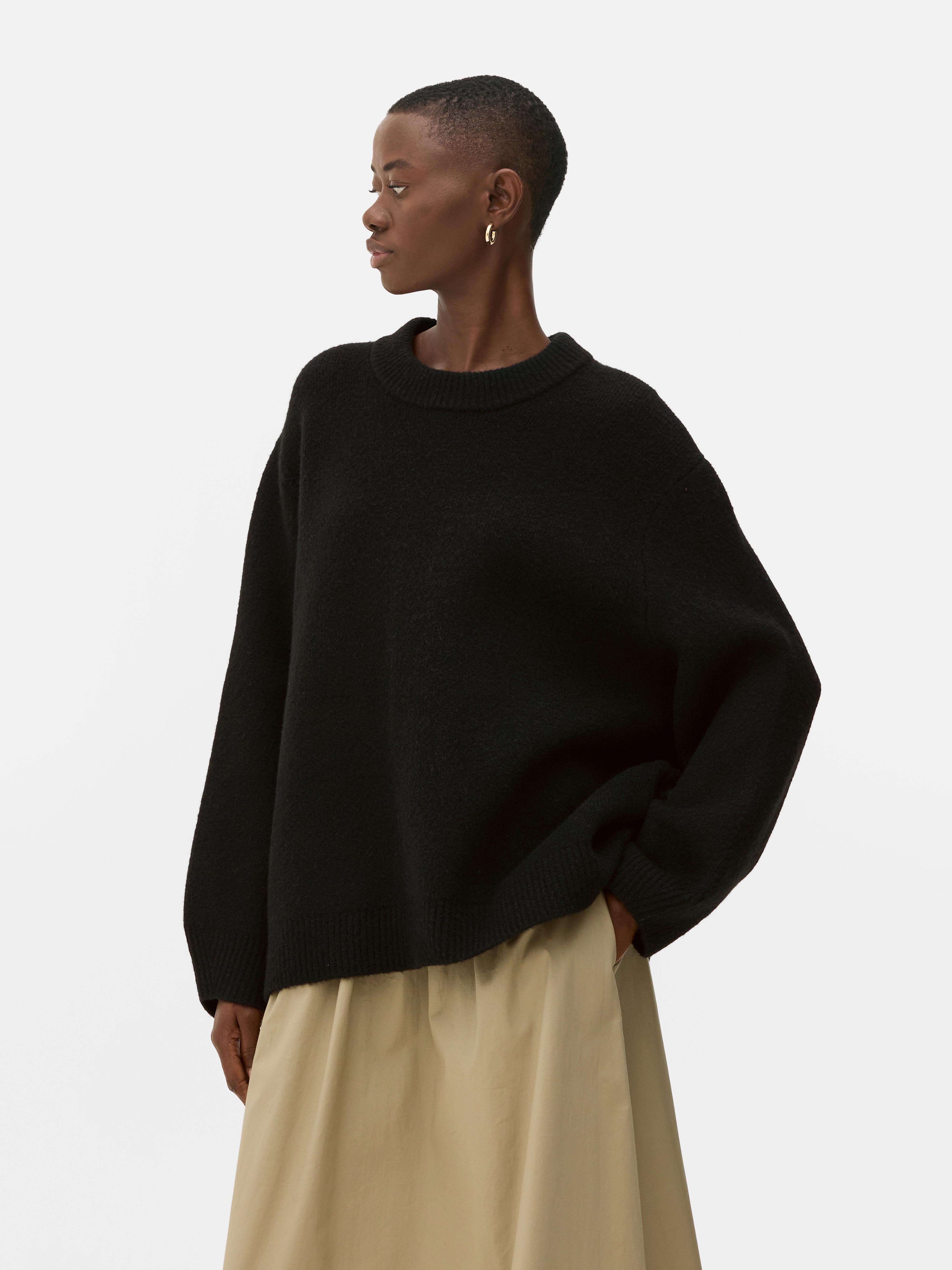 Essential Relaxed Crewneck Sweater